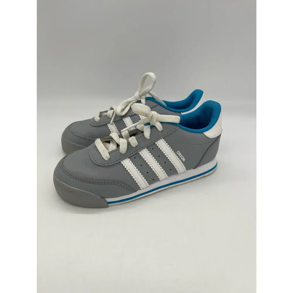 Adidas Orion Gray Ortholite Kids Sneakers Size 10